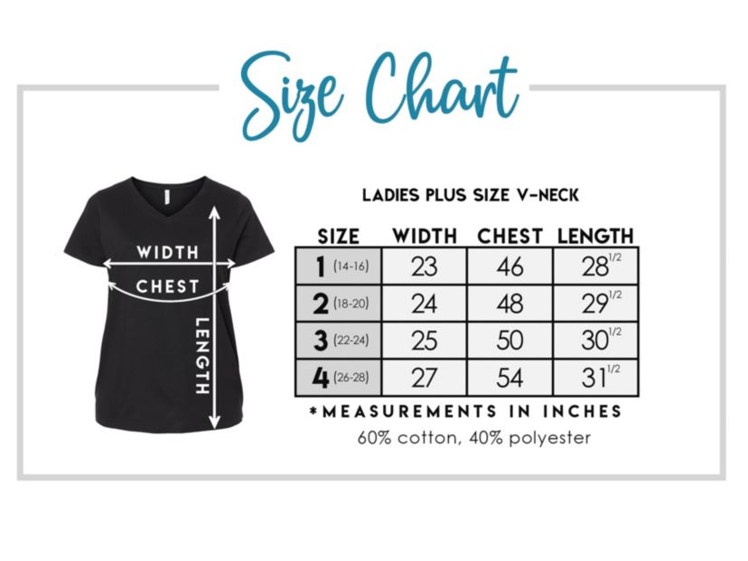 Womens Plus Size Word Art V-Neck - USA Flag