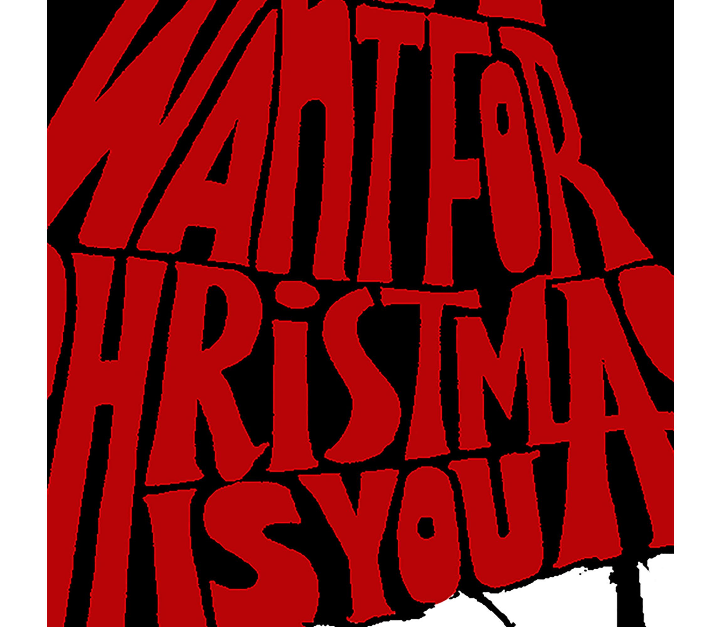 All I Want for Christmas is You - Womens Plus Size Word Art V-Neck