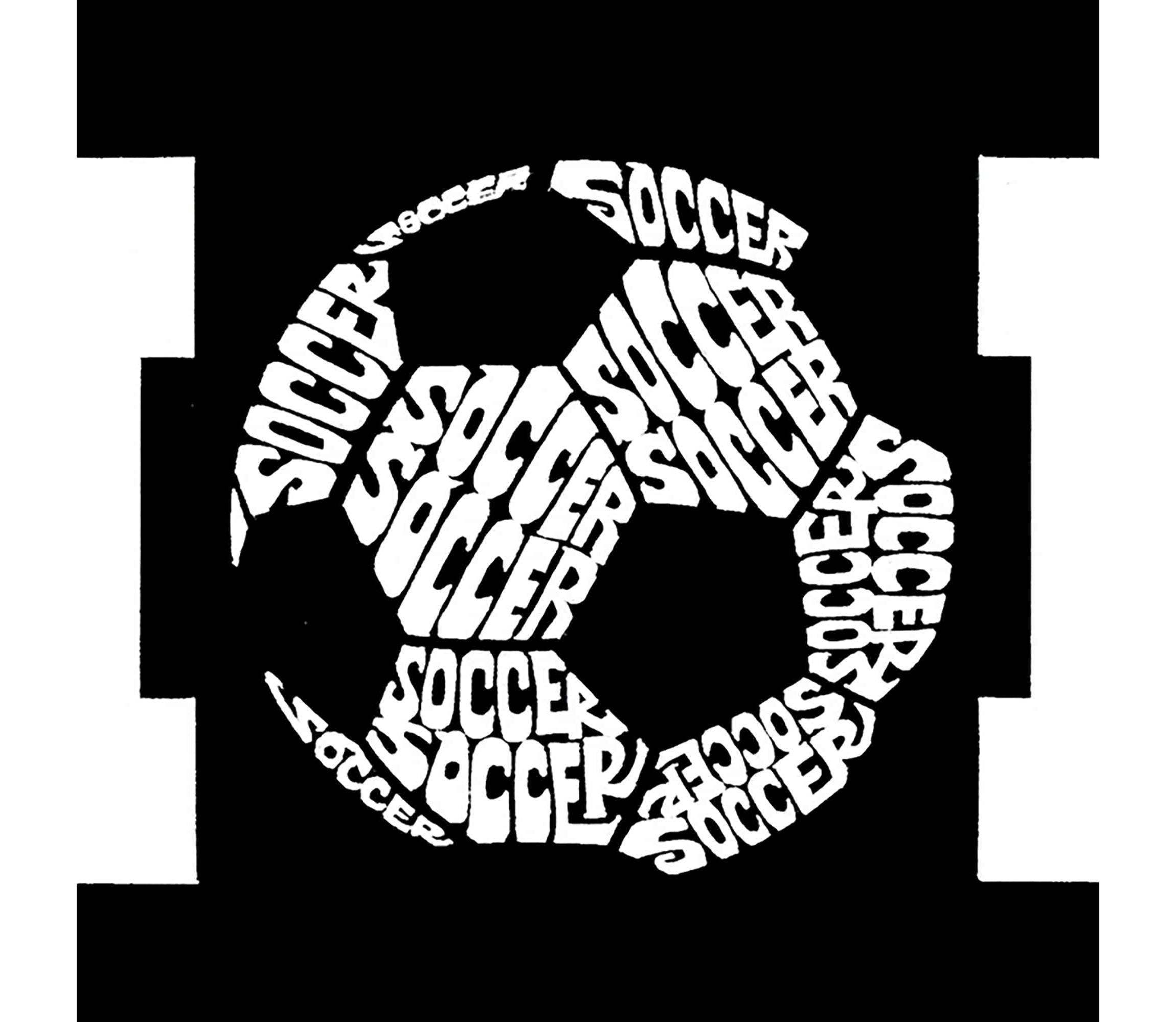 Soccer Mom - Womens Plus Size Word Art V-Neck