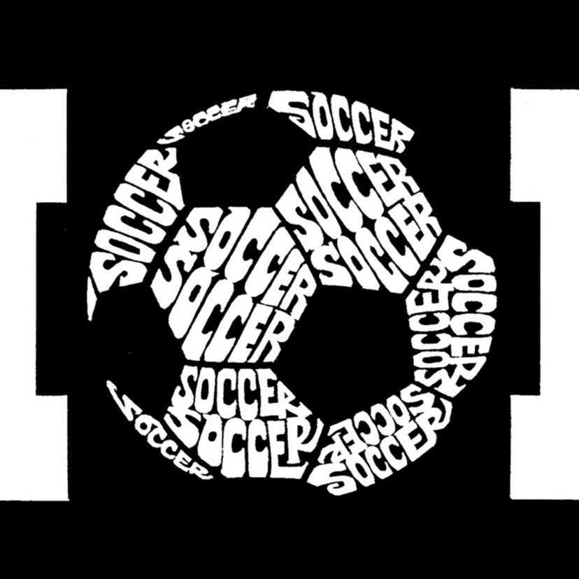 Soccer Mom - Womens Plus Size Word Art V-Neck