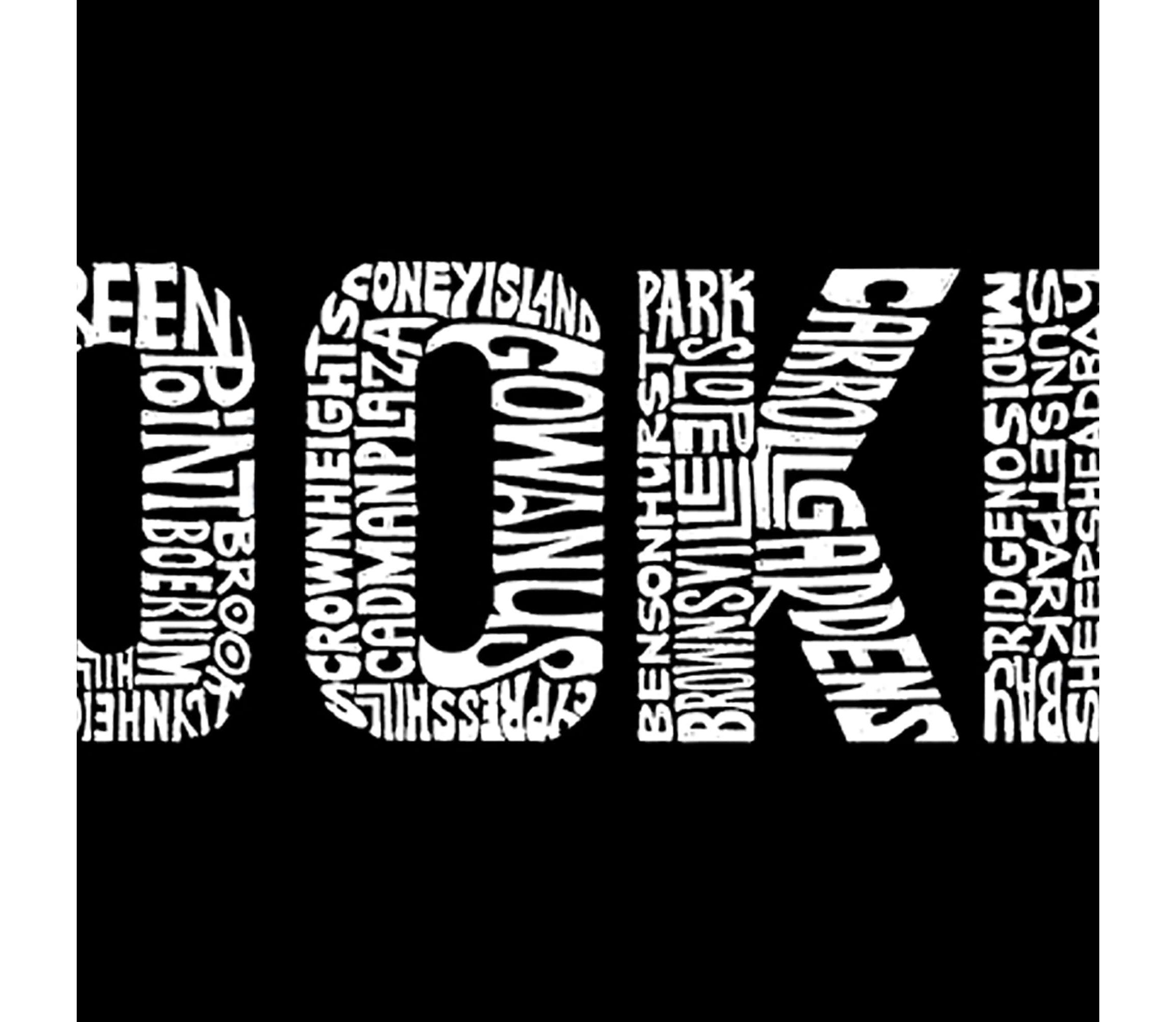 Womens Plus Size Word Art Tank Top - BROOKLYN NEIGHBORHOODS