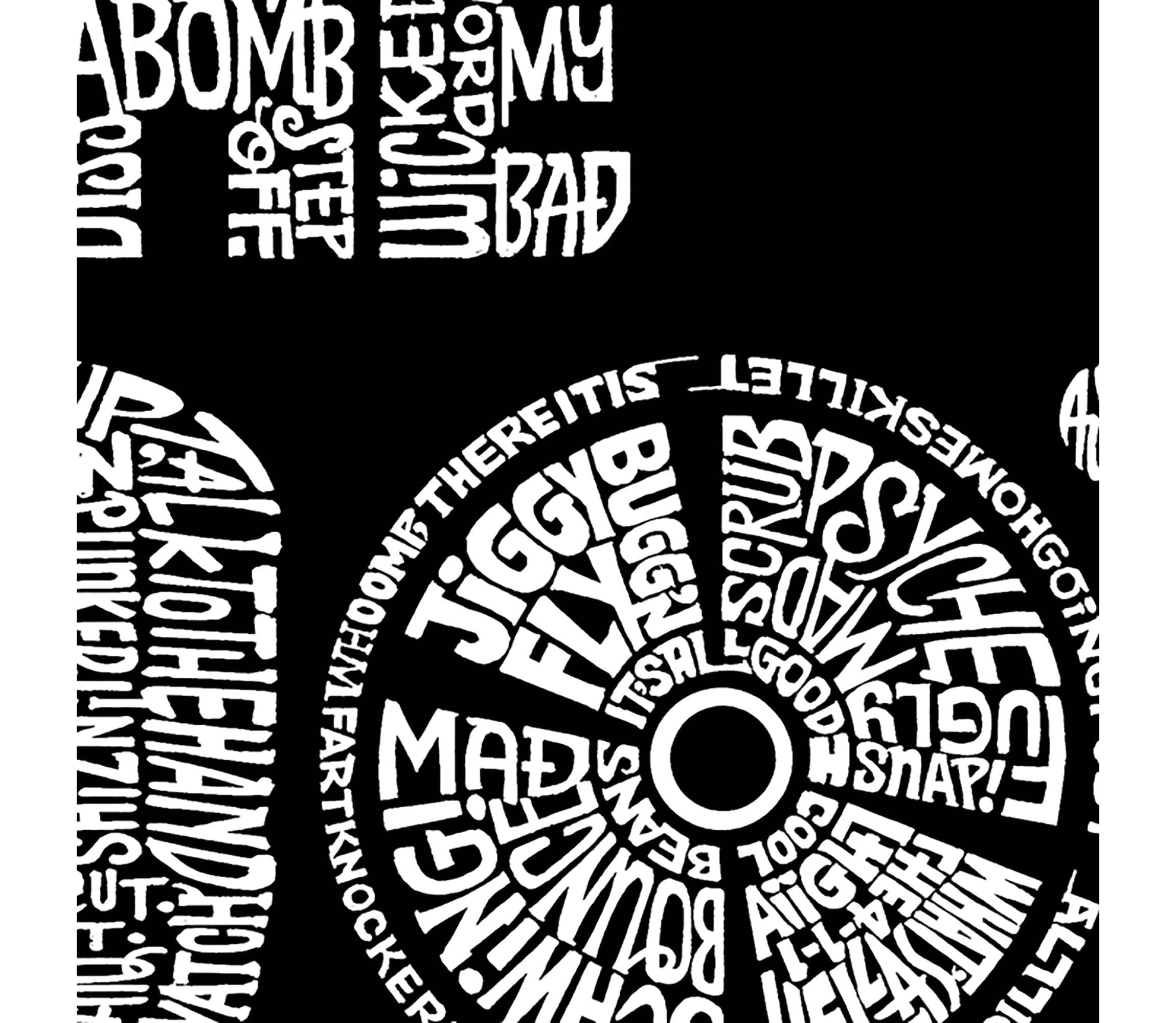 Womens Plus Size Word Art T-shirt - 90S