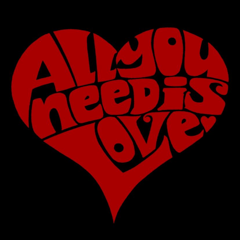 All You Need is Love - Womens Premium Blend Word Art T-Shirt