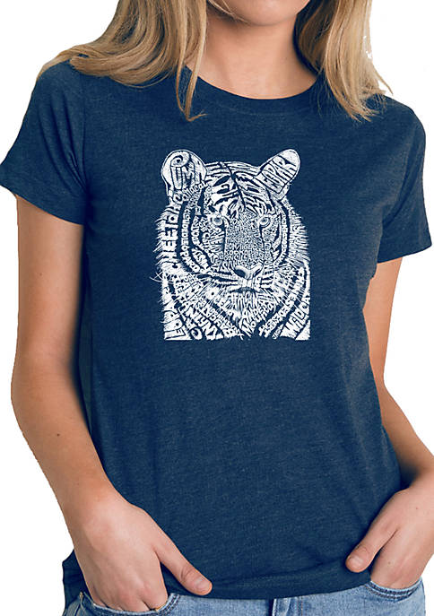 Premium Blend Word Art T-Shirt - Big Cats