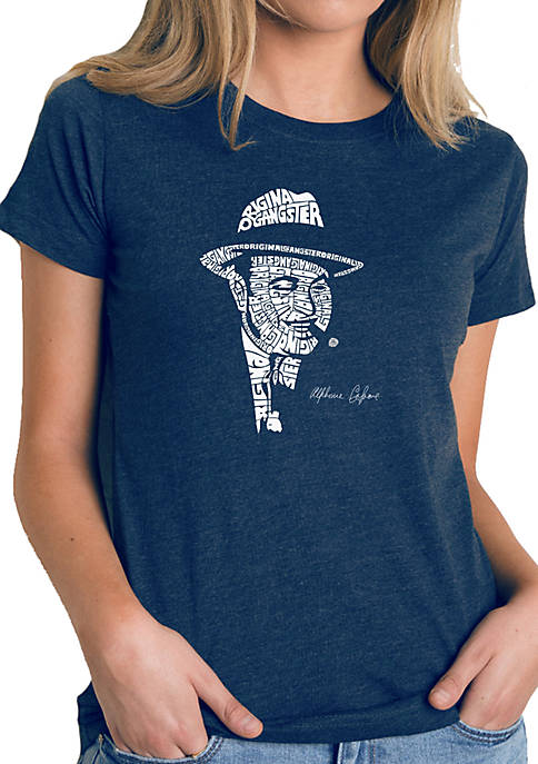 LA Pop Art Word Art T-Shirt- Al Capone-