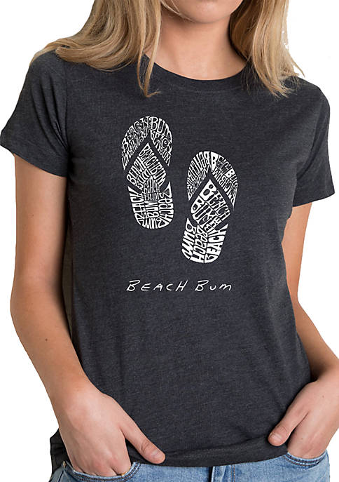 Premium Blend Word Art T-Shirt - Beach Bum