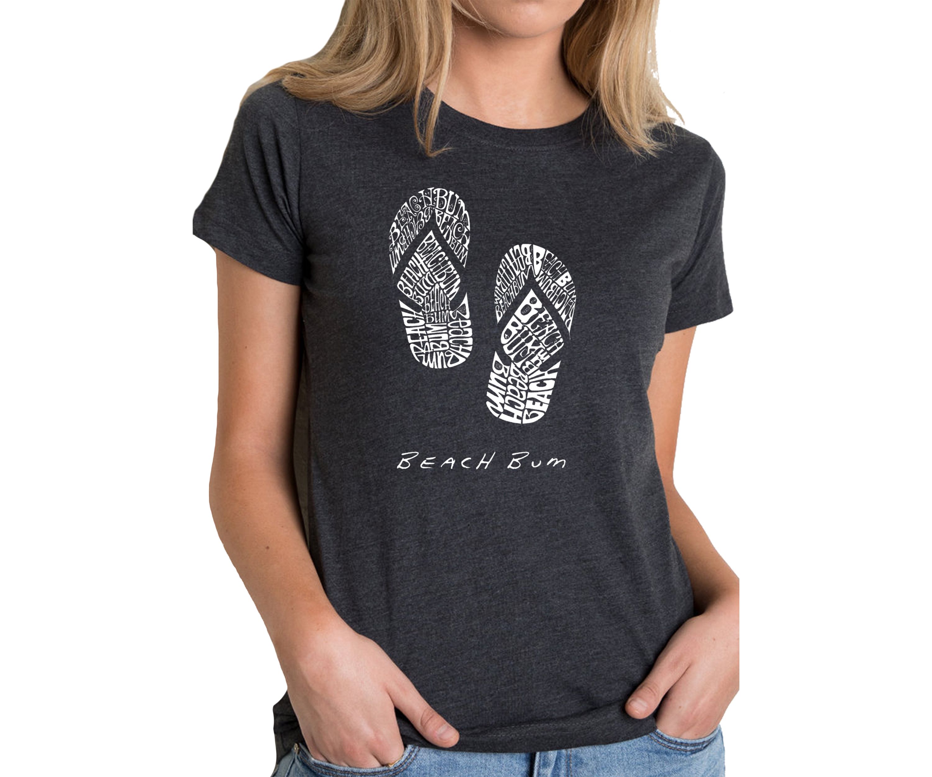 Premium Blend Word Art T-Shirt - Beach Bum