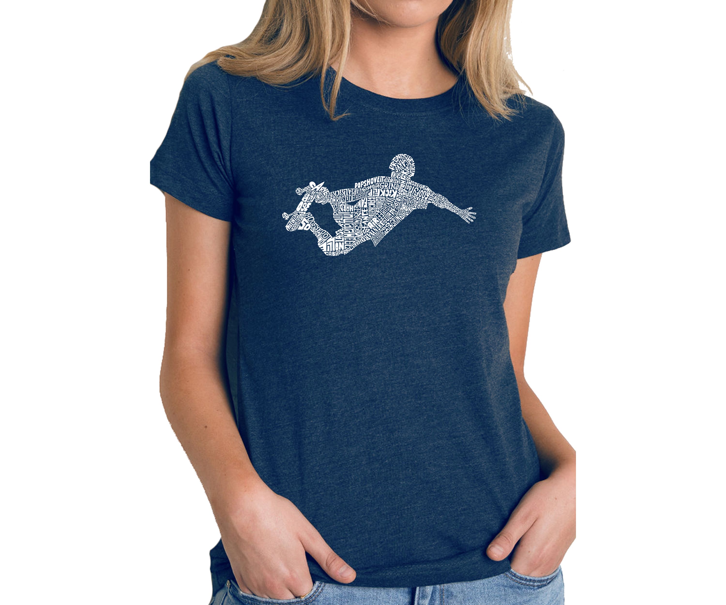 Womens Popular Skating Moves & Tricks T-shirt 