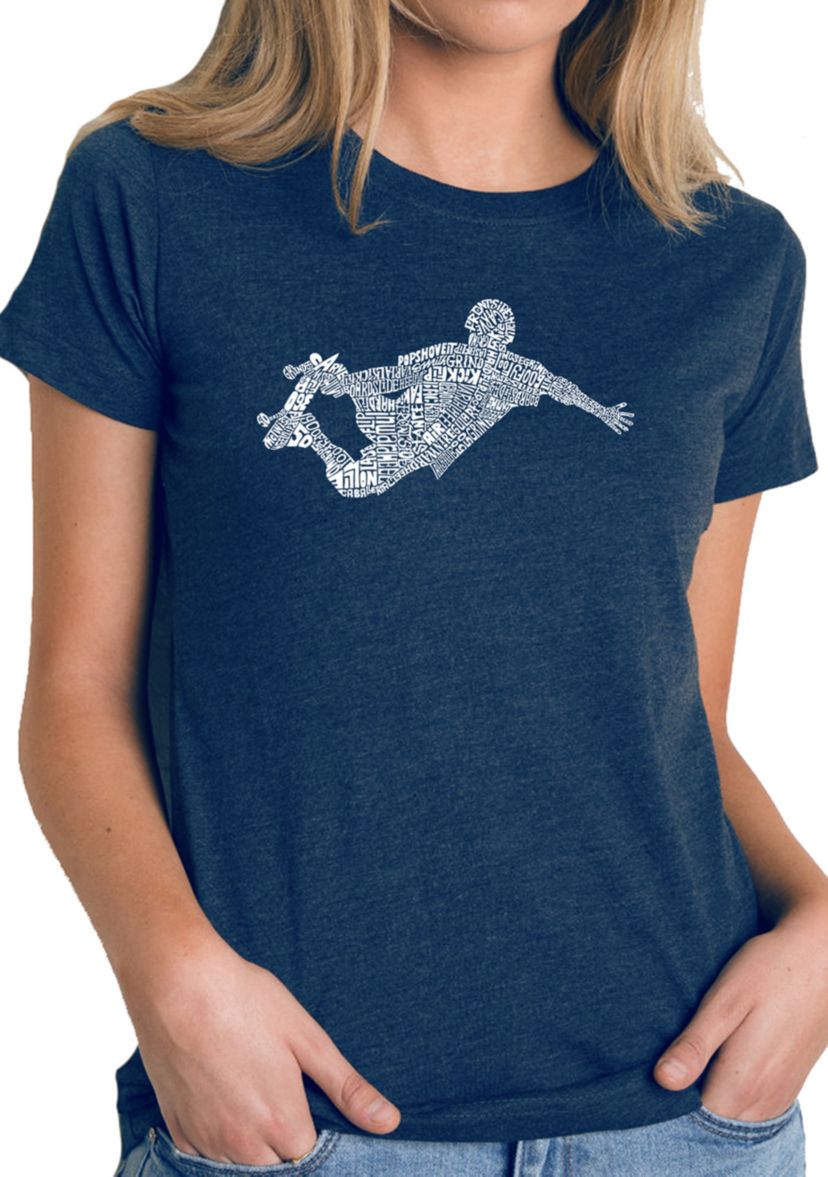 Womens Popular Skating Moves & Tricks T-shirt 