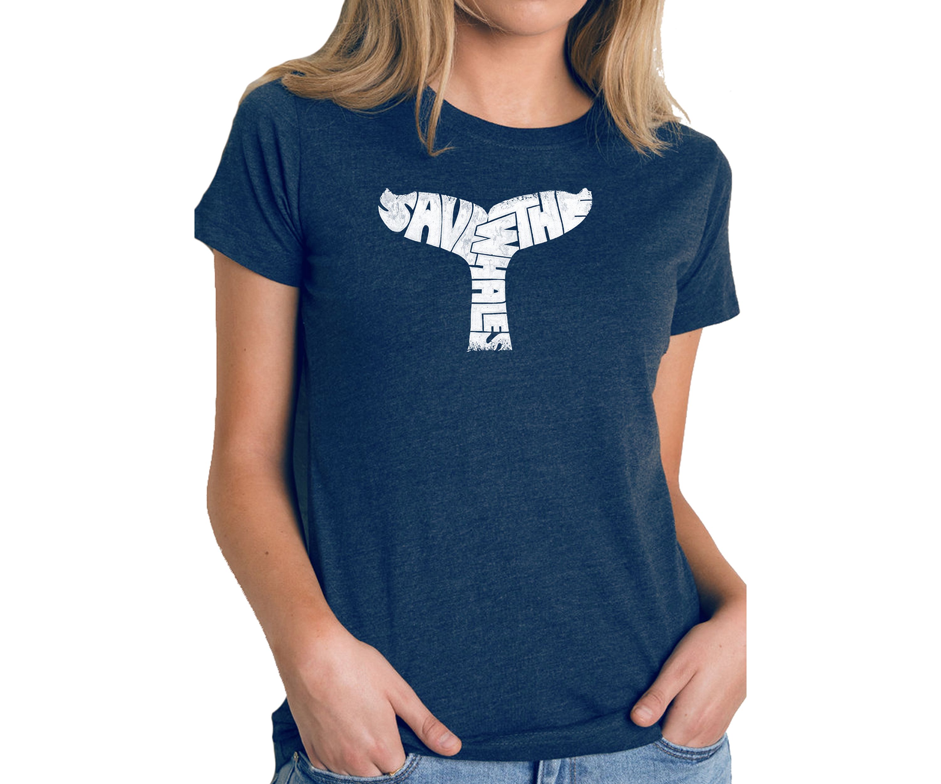 Womens T-Shirt - SAVE THE WHALES