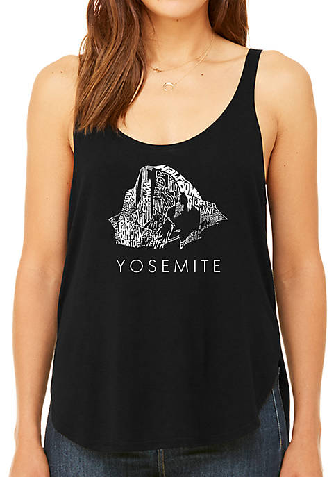 Premium Word Art Flowy Tank Top - Yosemite