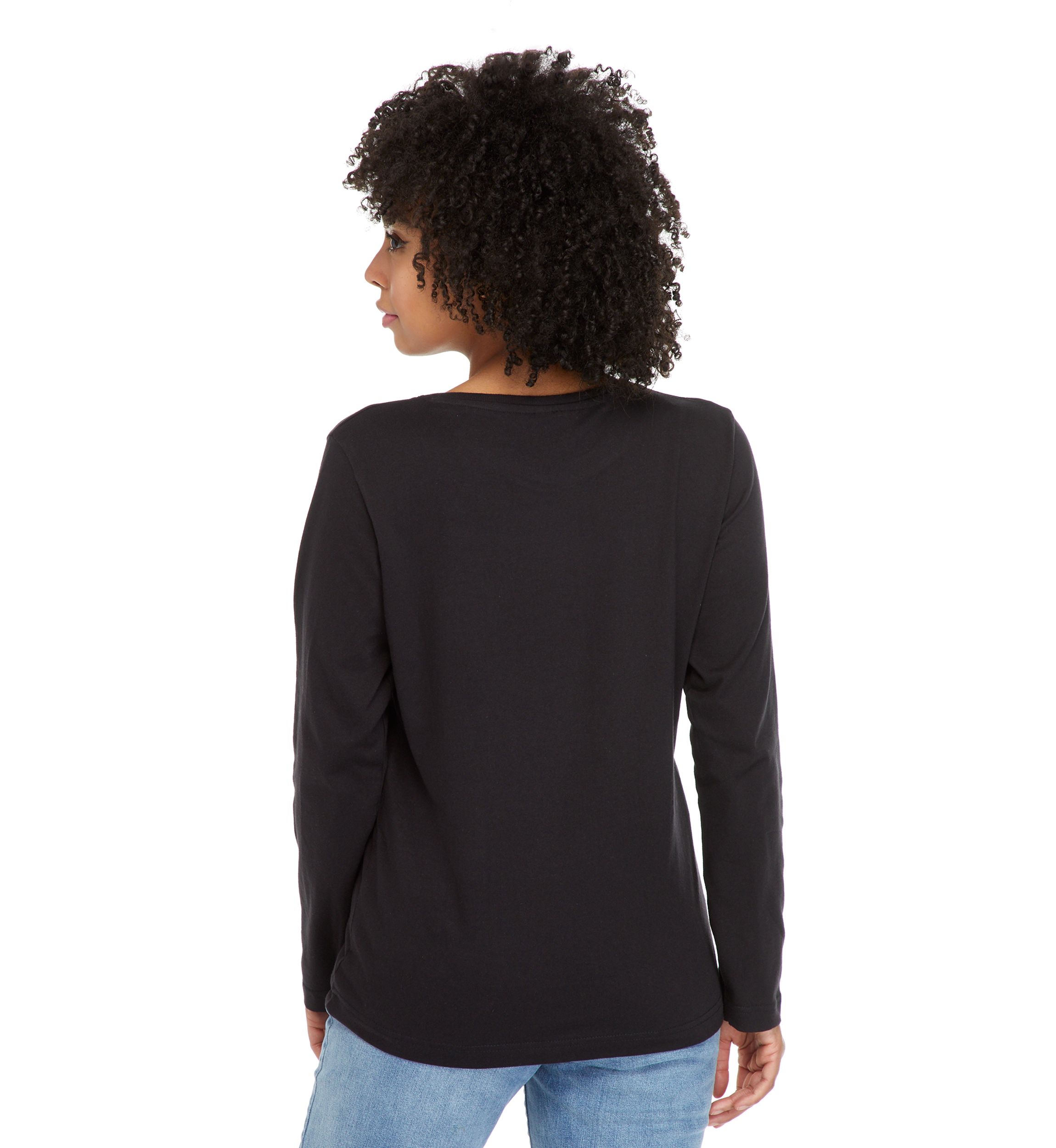 Womens Word Art Long Sleeve T-Shirt - Countries in Africa