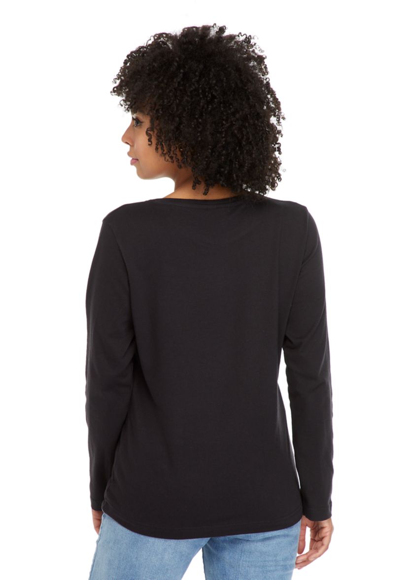 Womens Word Art Long Sleeve T-Shirt - Countries in Africa