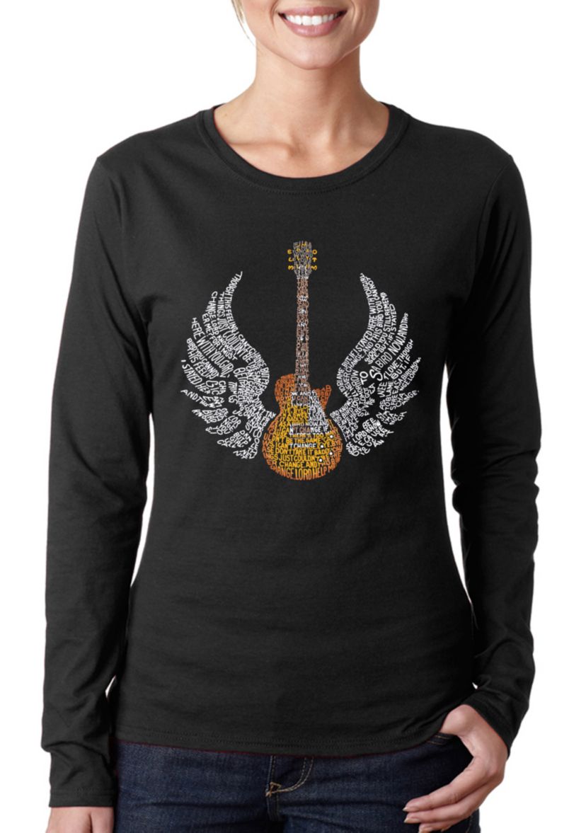 Word Art T Shirt – Lyrics To Freebird