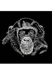 Womens Word Art Tank Top - Chimpanzee