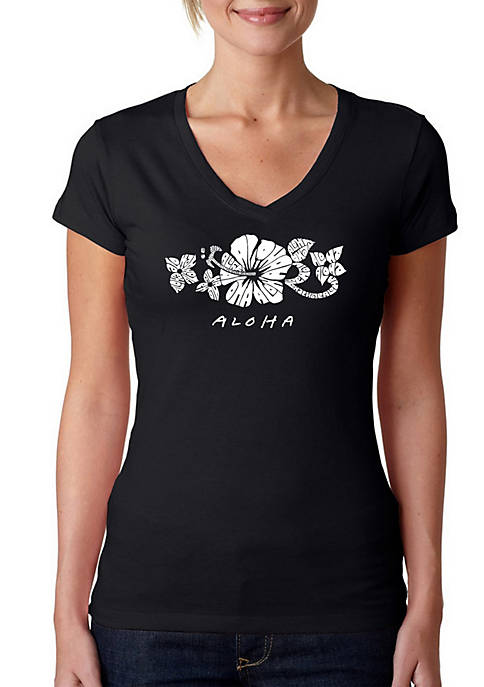 Word Art T Shirt – Aloha