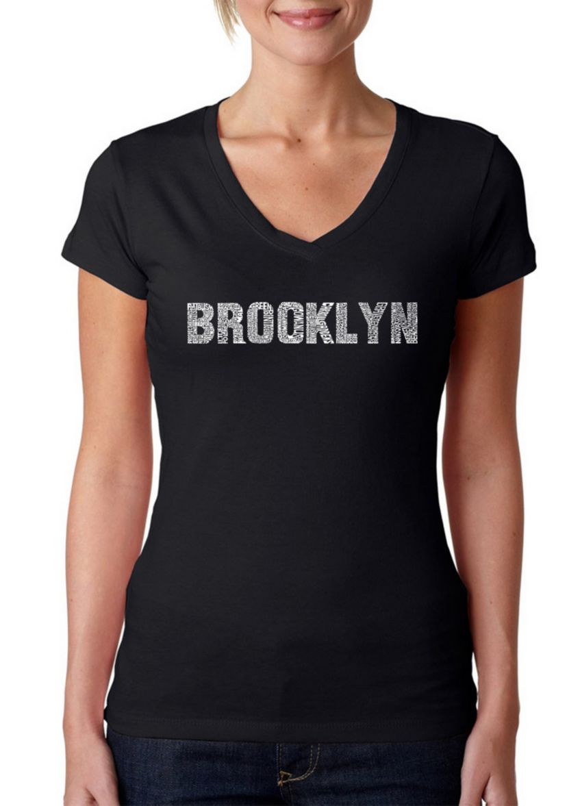 Word Art T Shirt – Brooklyn Neightborhoods