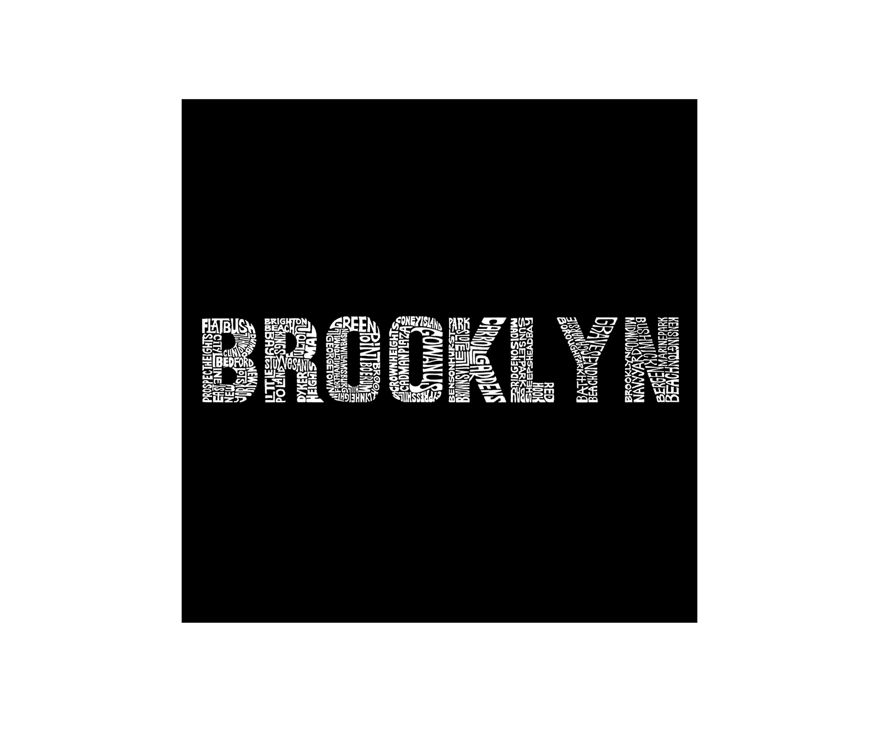 Word Art T Shirt – Brooklyn Neightborhoods
