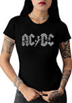 Womens Word Art Graphic T-Shirt - ACDC