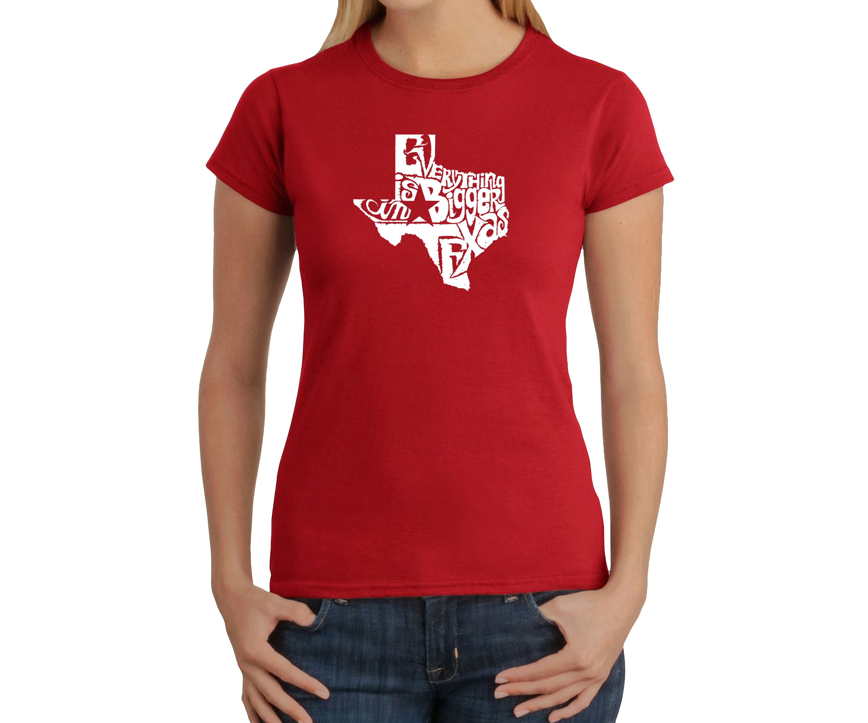 Word Art T Shirt – Everything is Bigger in Texas