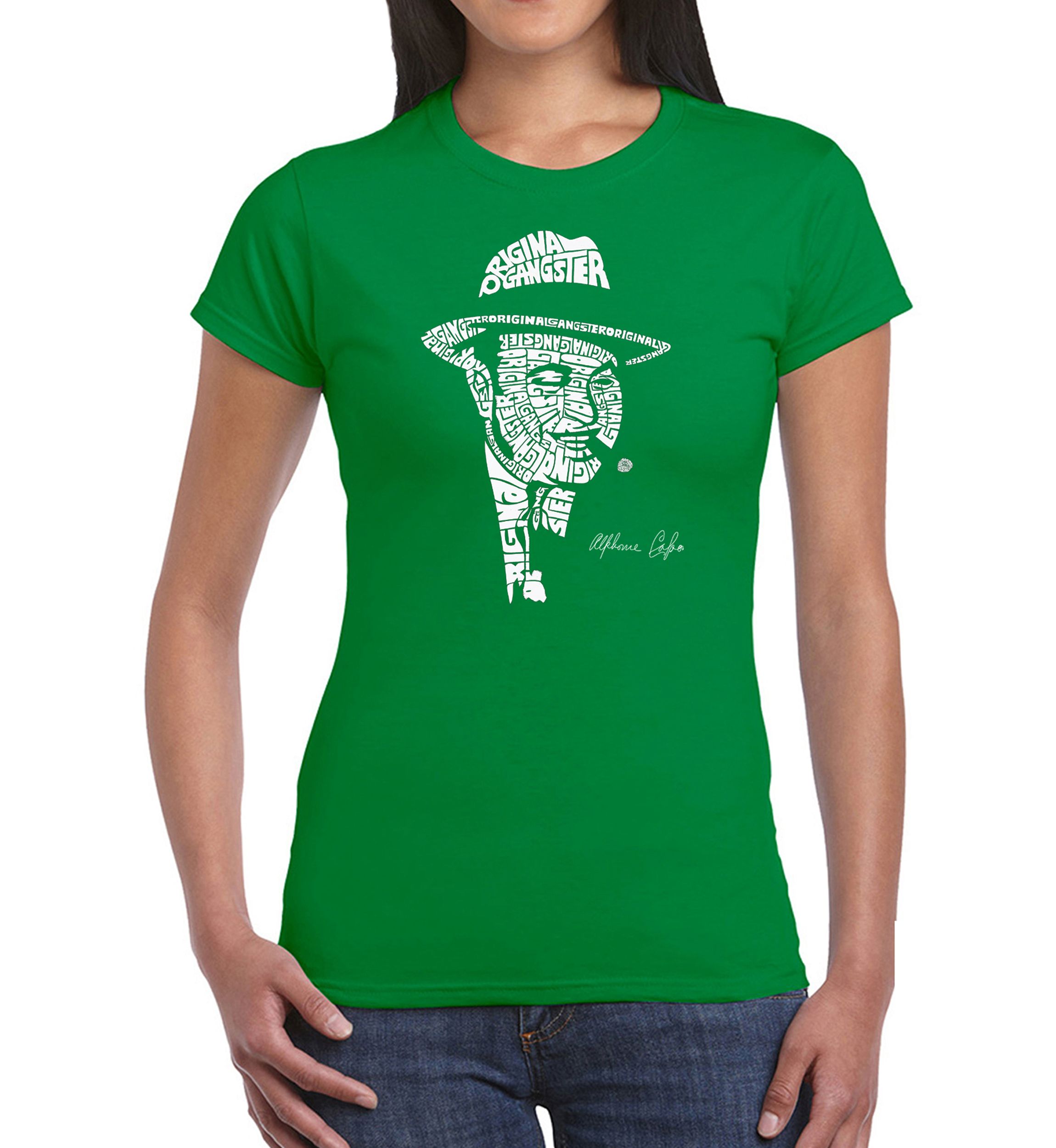 Word Art T Shirt – Al Capone- Original Gangster