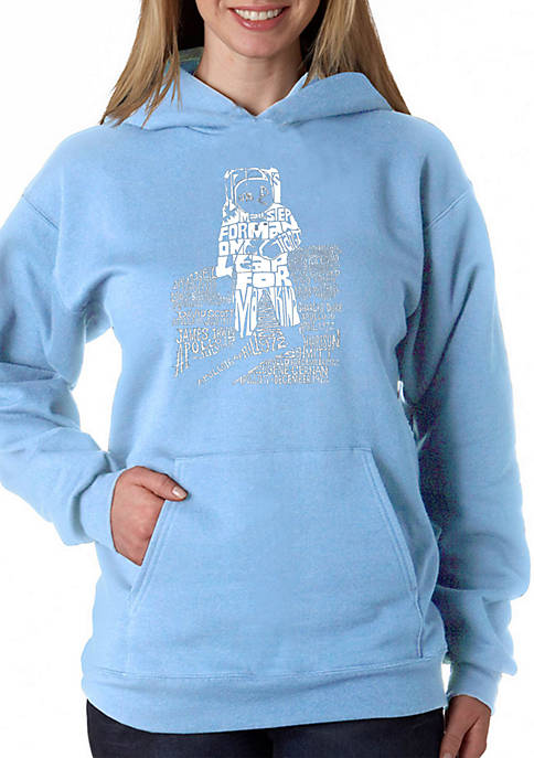 Word Art Hooded Sweatshirt - Astronaut 
