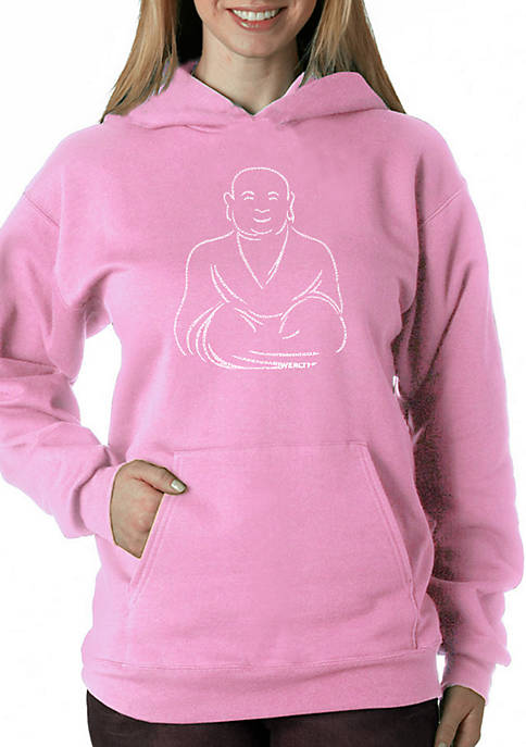 Word Art Hooded Sweatshirt - Positive Wishes