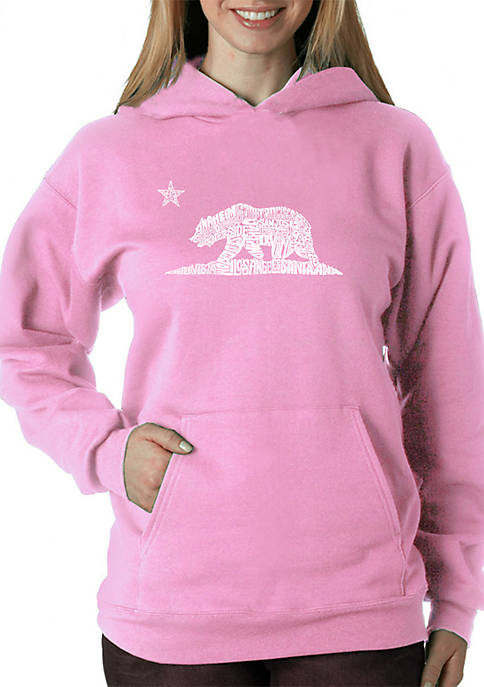 Word Art Hooded Sweatshirt - California Bear