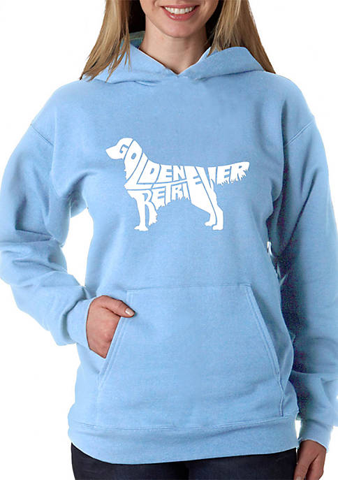 Word Art Hooded Sweatshirt - Golden Retreiver