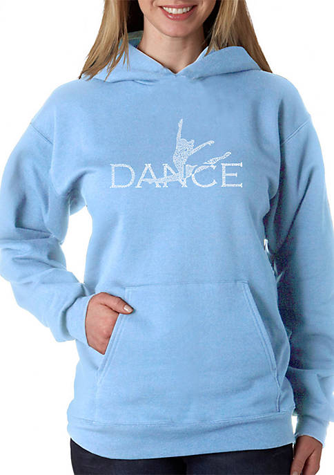 Word Art Hooded Sweatshirt- Dancer