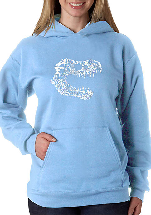 Word Art Hooded Sweatshirt - T Rex