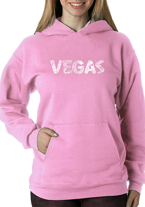 Word Art Hooded Sweatshirt - Vegas