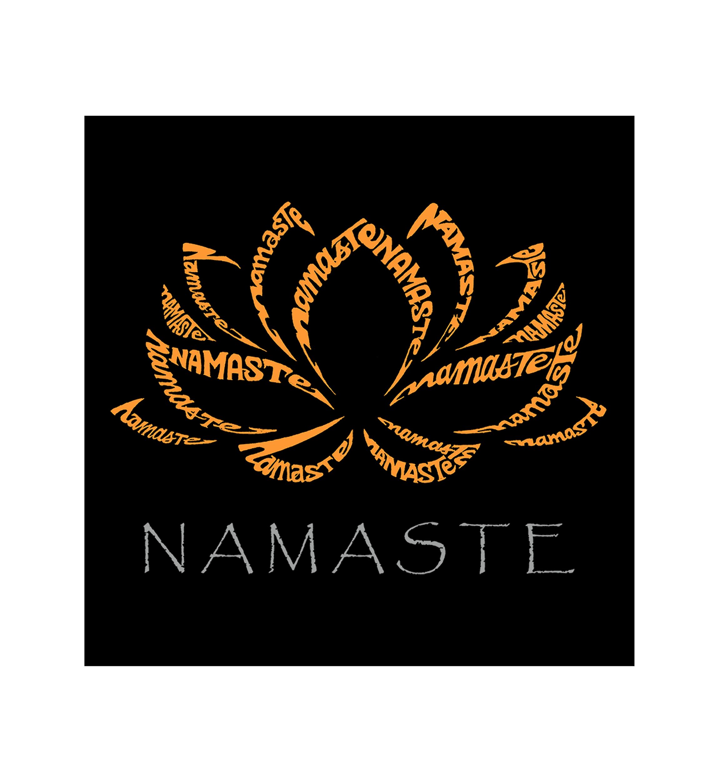 Womens Word Art Graphic T-Shirt - Namaste