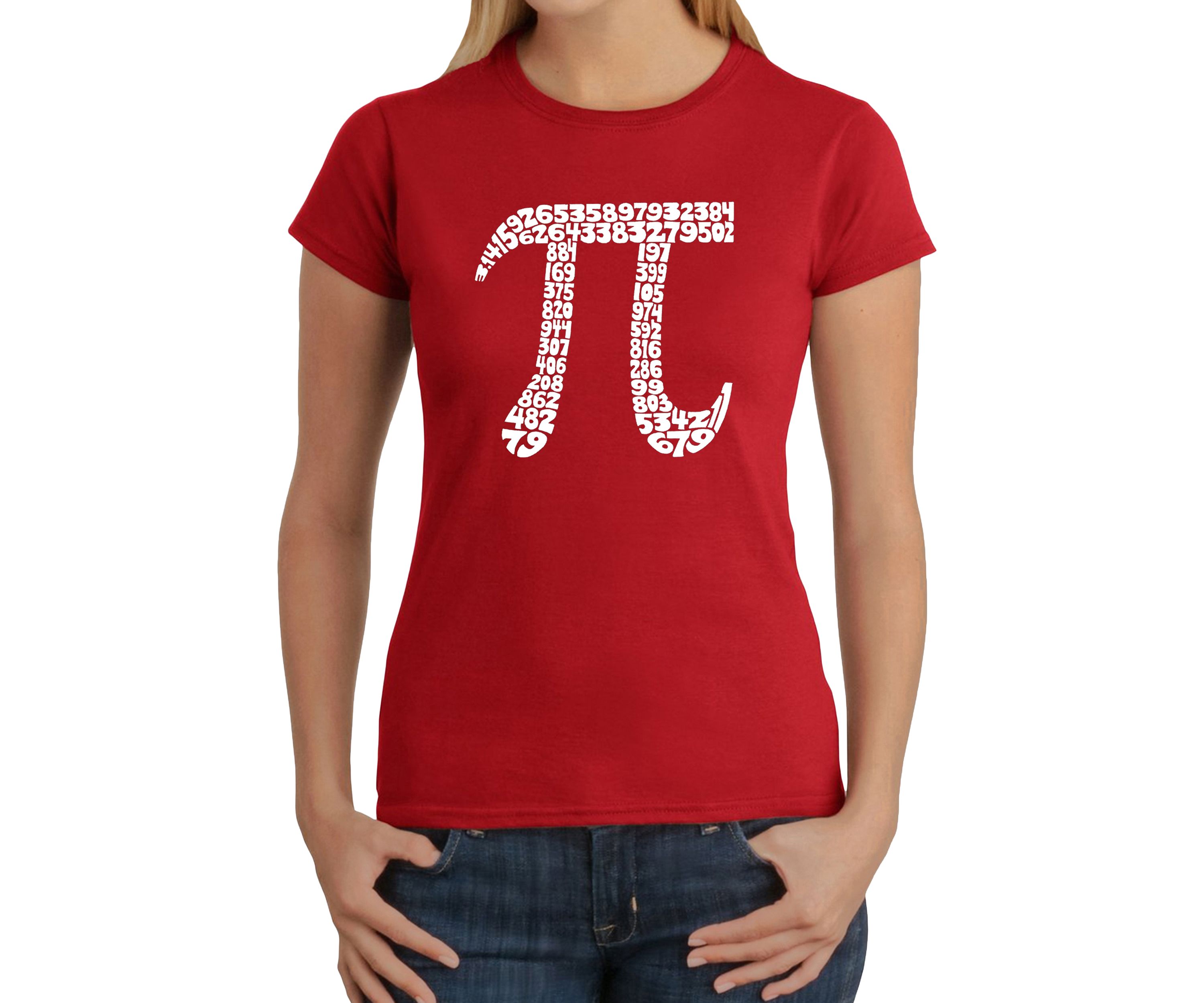 Word Art T-Shirt - The First 100 Digits of Pi