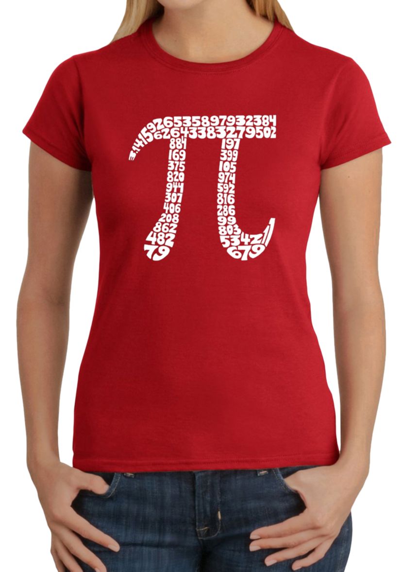 Word Art T-Shirt - The First 100 Digits of Pi