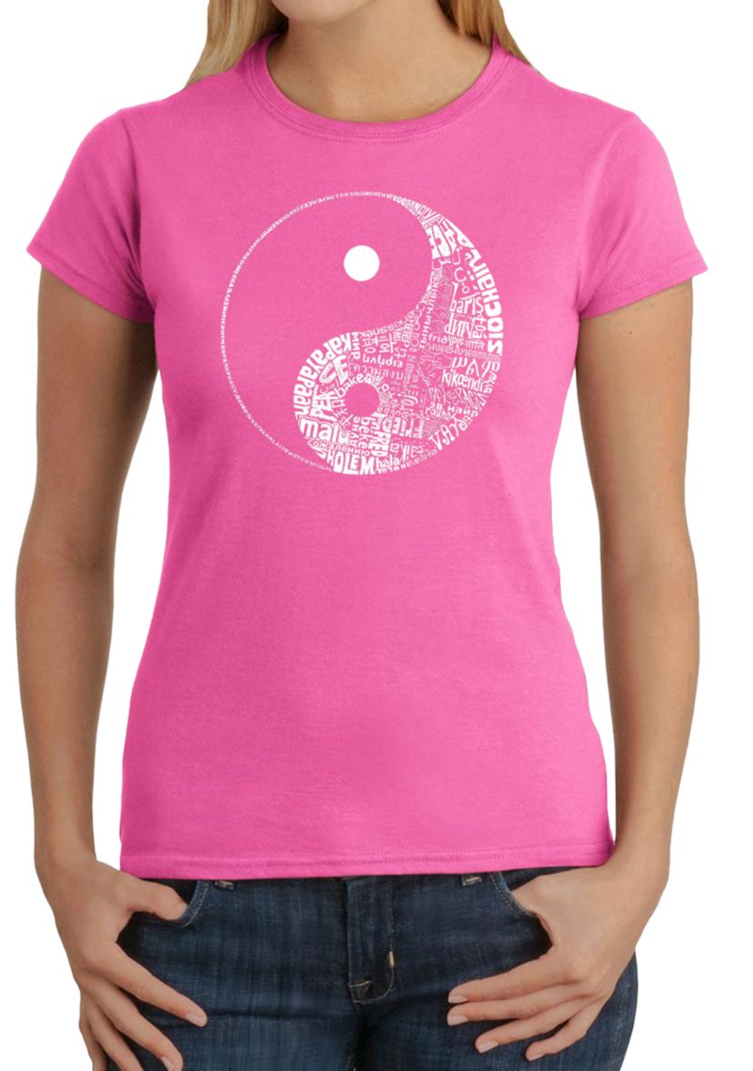 Word Art T-Shirt - Yin Yang