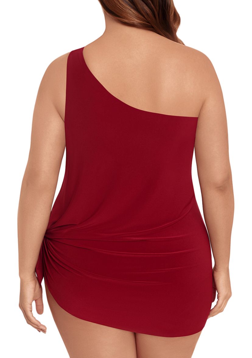 Magicsuit Plus Size Amal Slimming Control Swim Dress | Belk