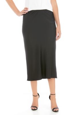 THE LIMITED Satin Midi Skirt | belk