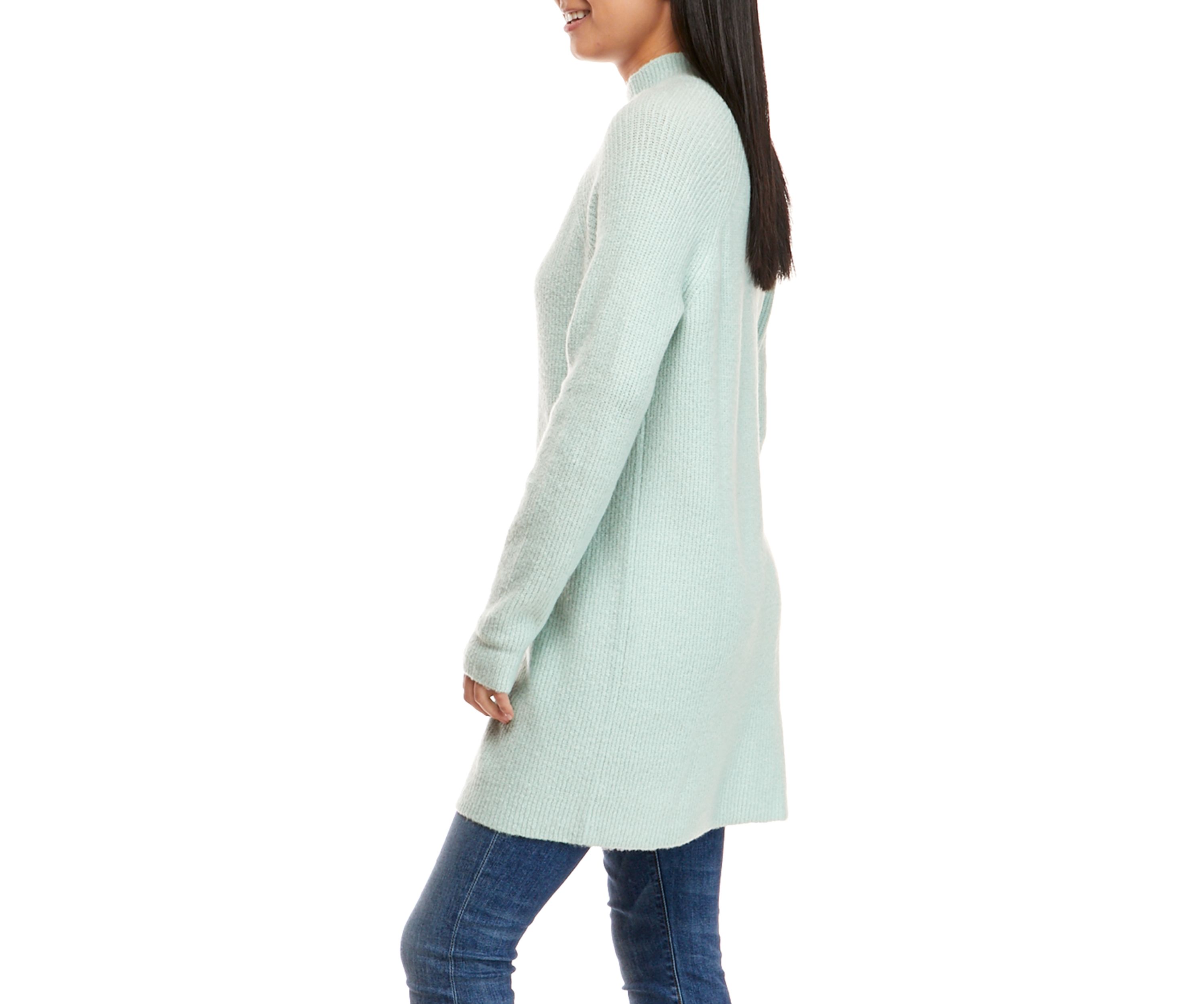 Womens Long Sleeve Tunic Sweater