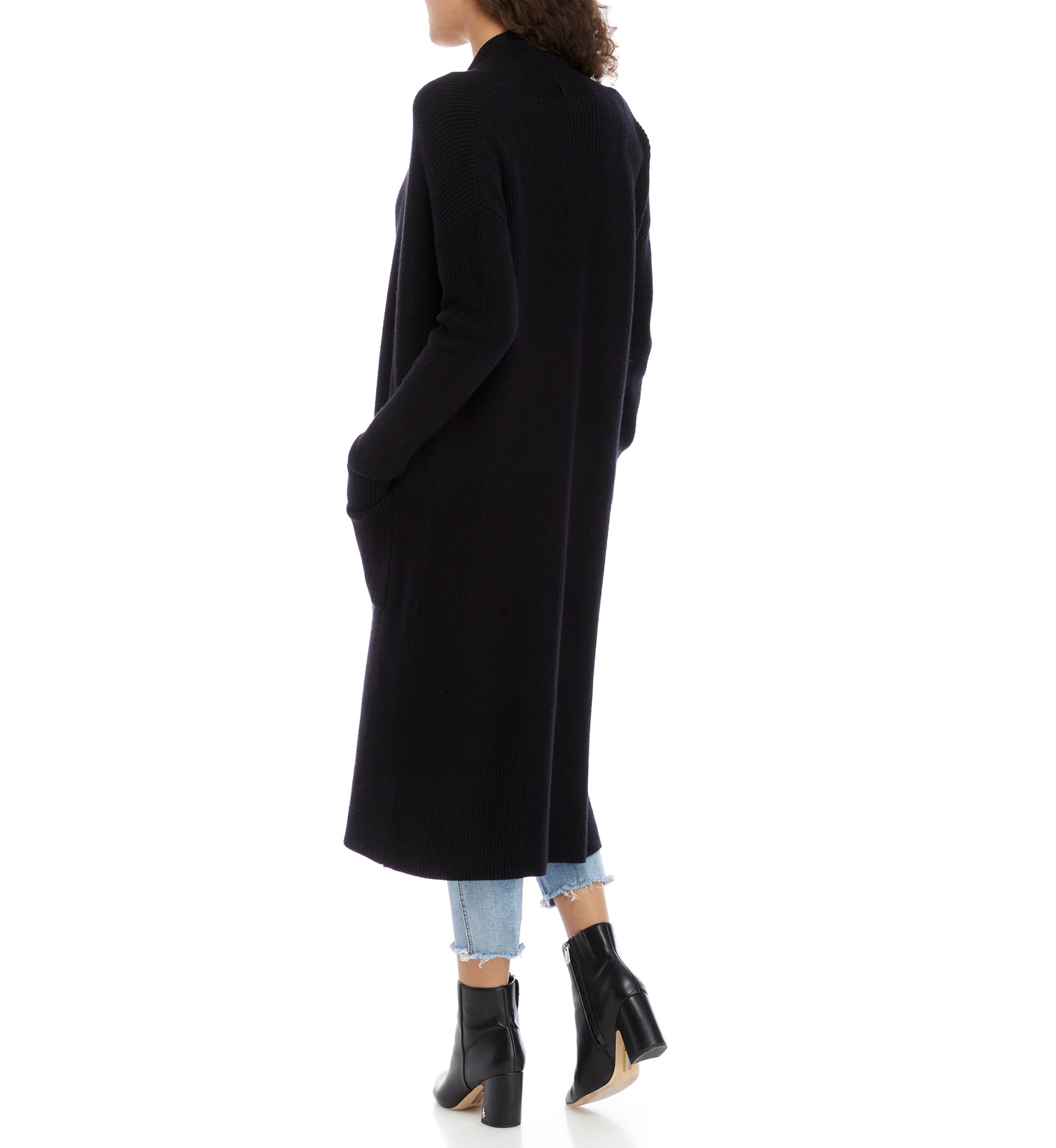 Womens Long Sleeve Essential Cardigan 