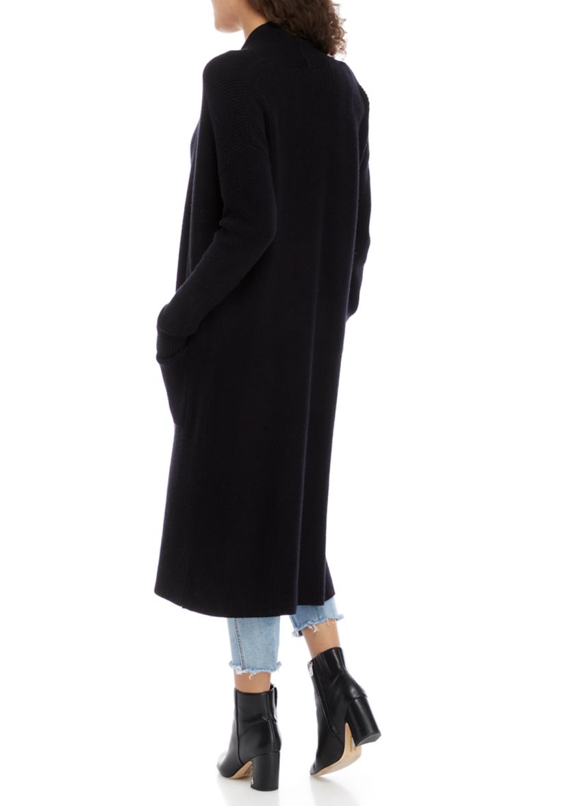 Womens Long Sleeve Essential Cardigan 