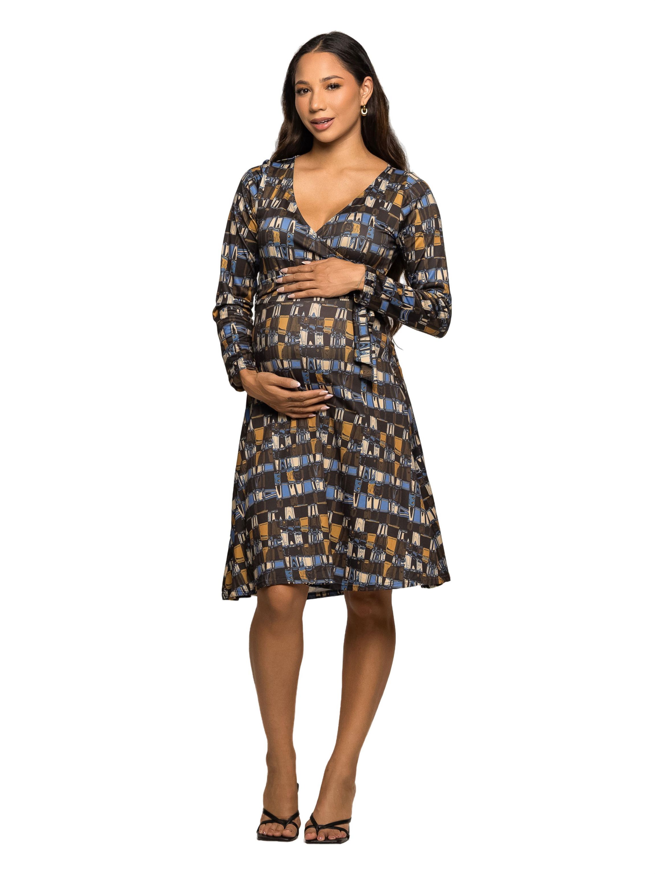 falling flower dress April Cornell Women's Periwinkle Cotton Slub Dress, White/Periwinkle Size M main image 1