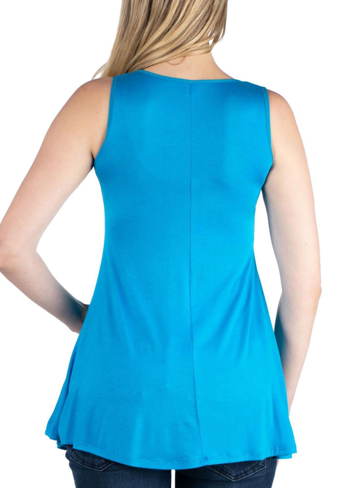 Scoop Neck Sleeveless Maternity Tank Top