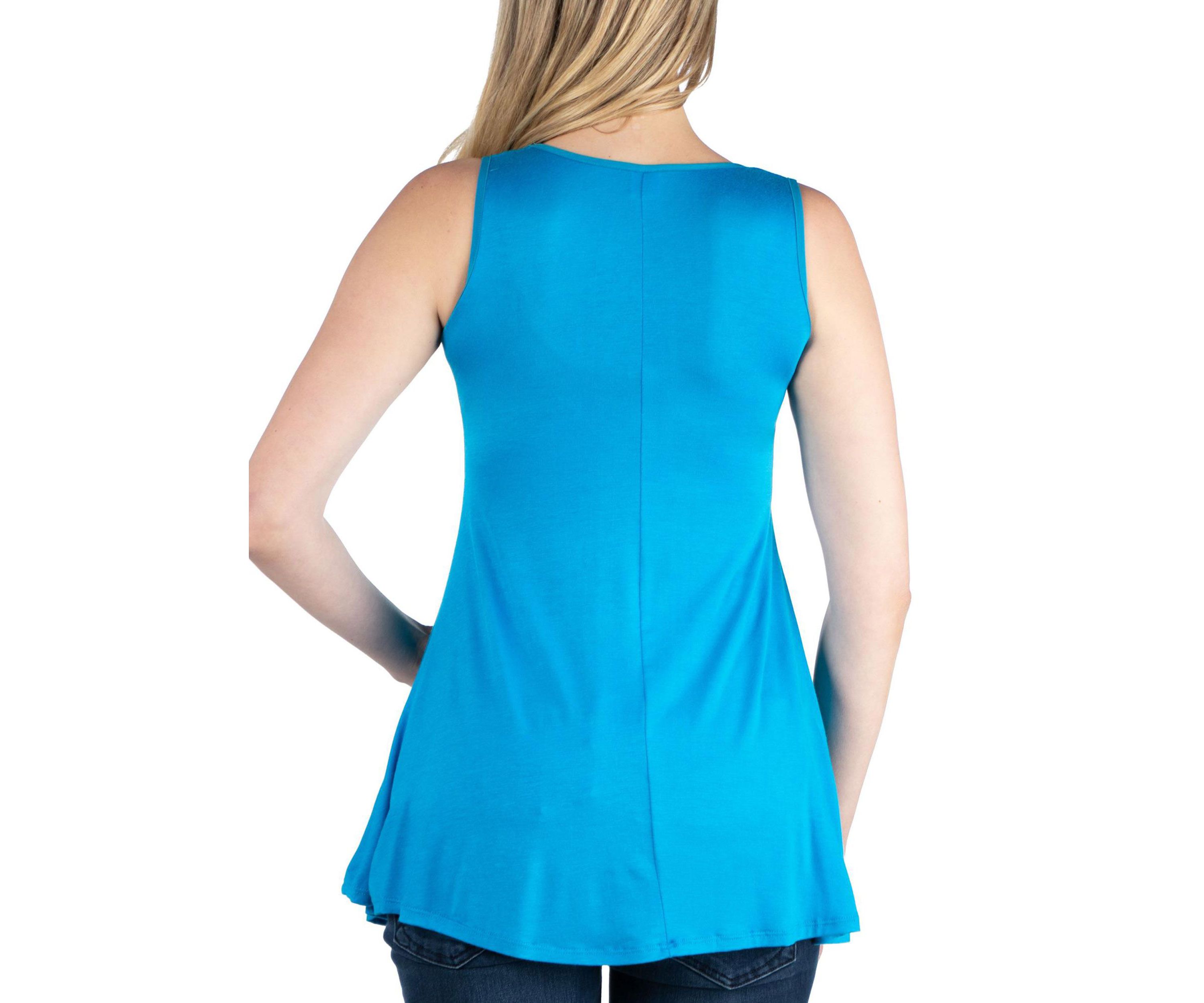 Scoop Neck Sleeveless Maternity Tank Top