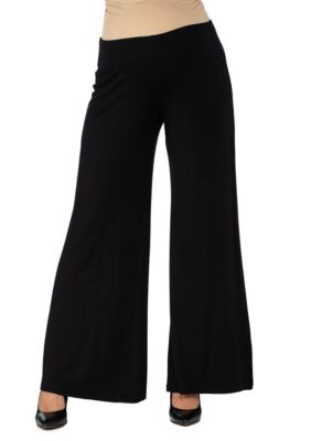 Womens Comfortable Solid Color Maternity Palazzo Pants