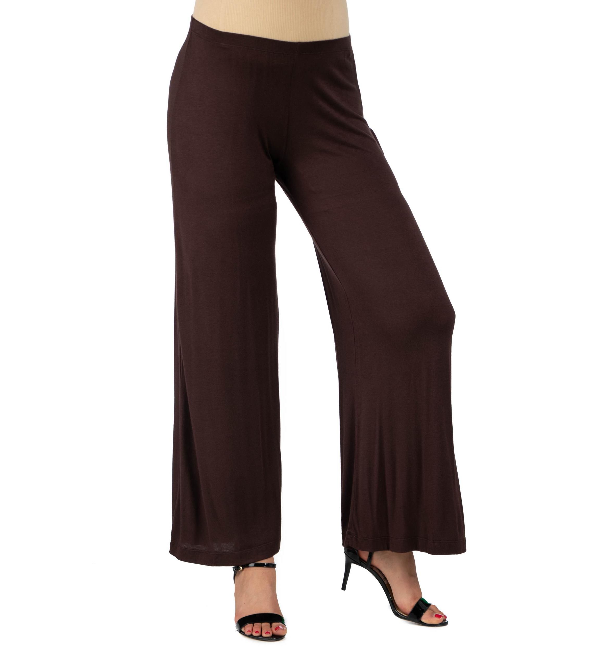 Womens Comfortable Solid Color Maternity Palazzo Pants