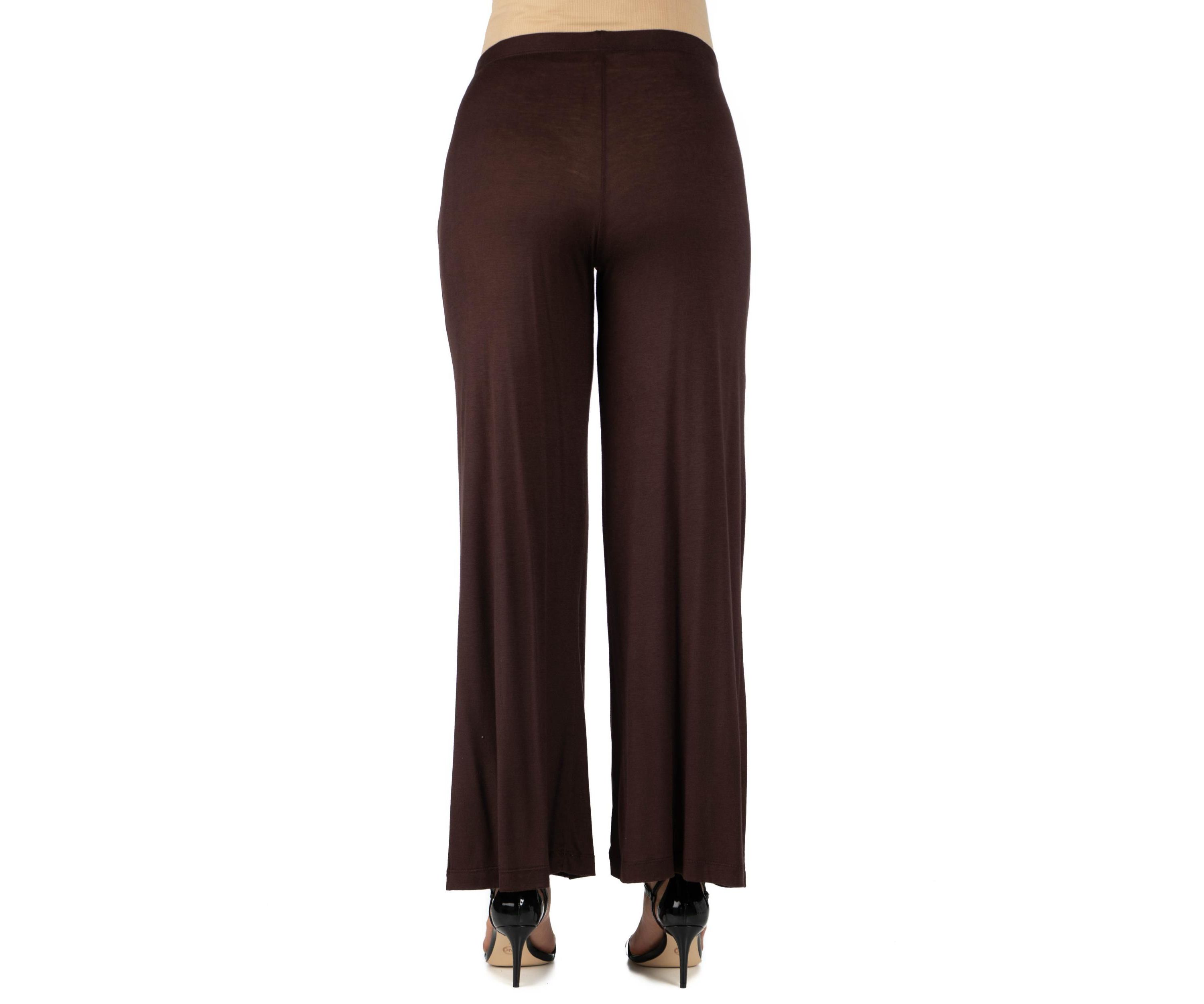 Womens Comfortable Solid Color Maternity Palazzo Pants