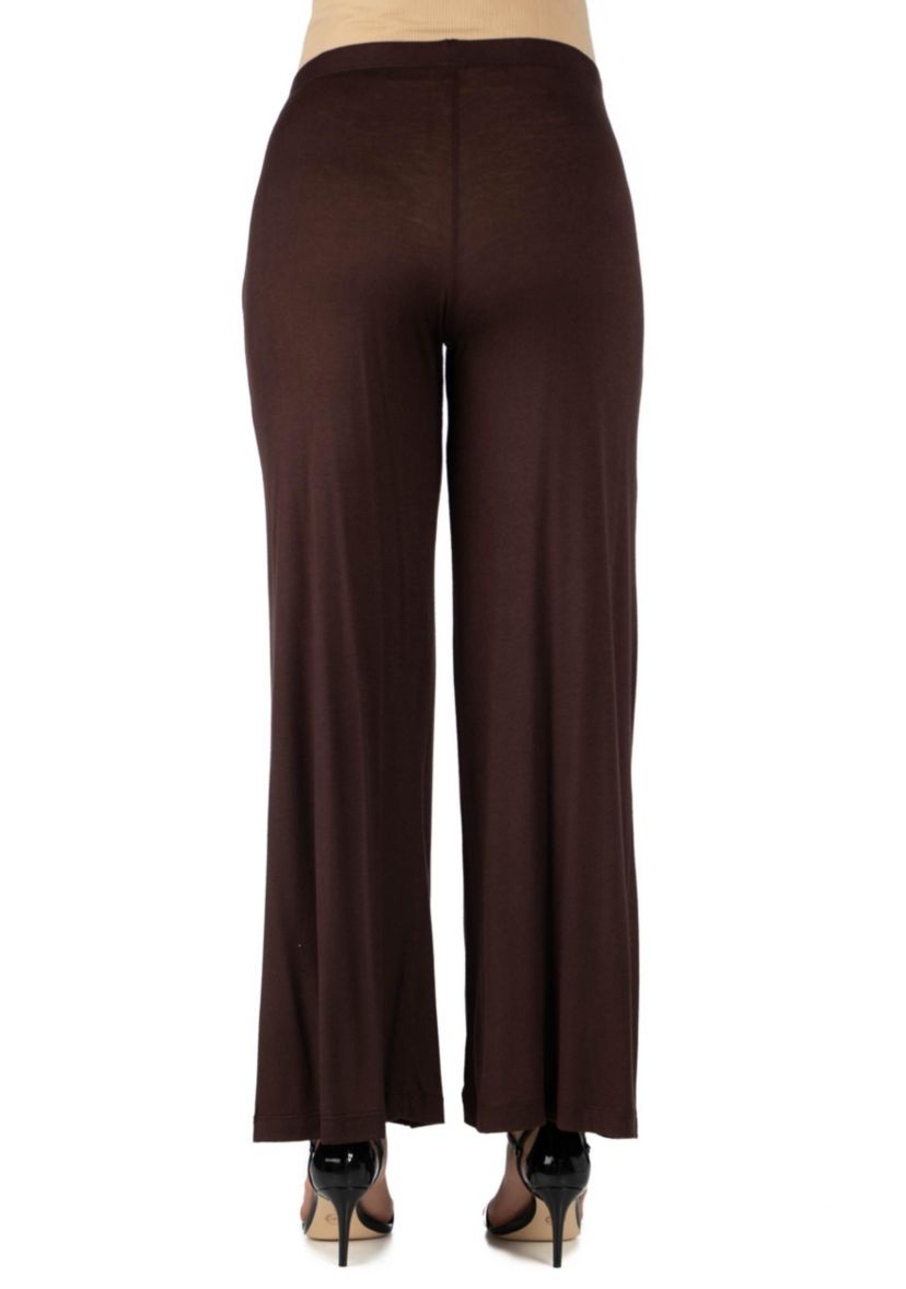 Womens Comfortable Solid Color Maternity Palazzo Pants