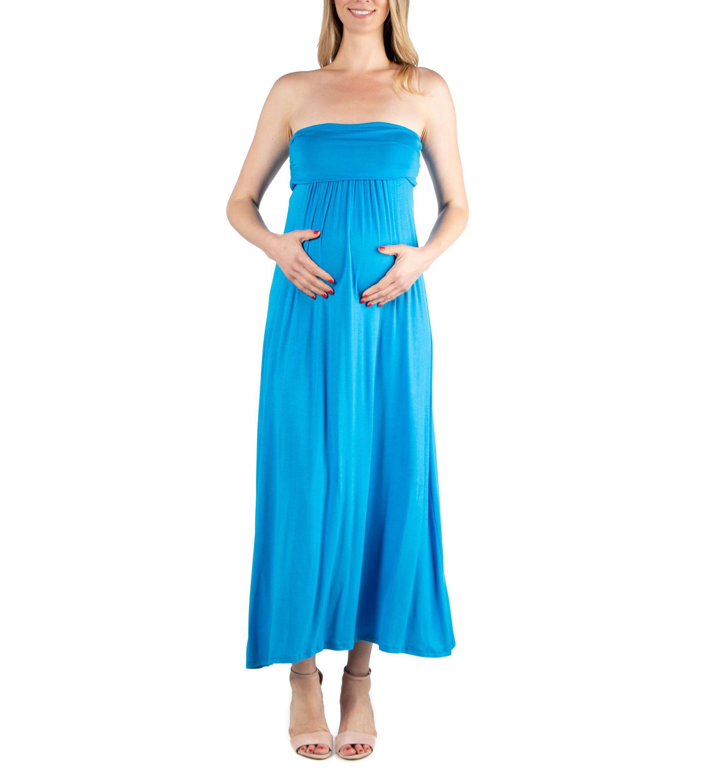 empire waist pregnancy dresses Forest Green Wrap Front Empire Waist Maternity Maxi Dress – PinkBlush