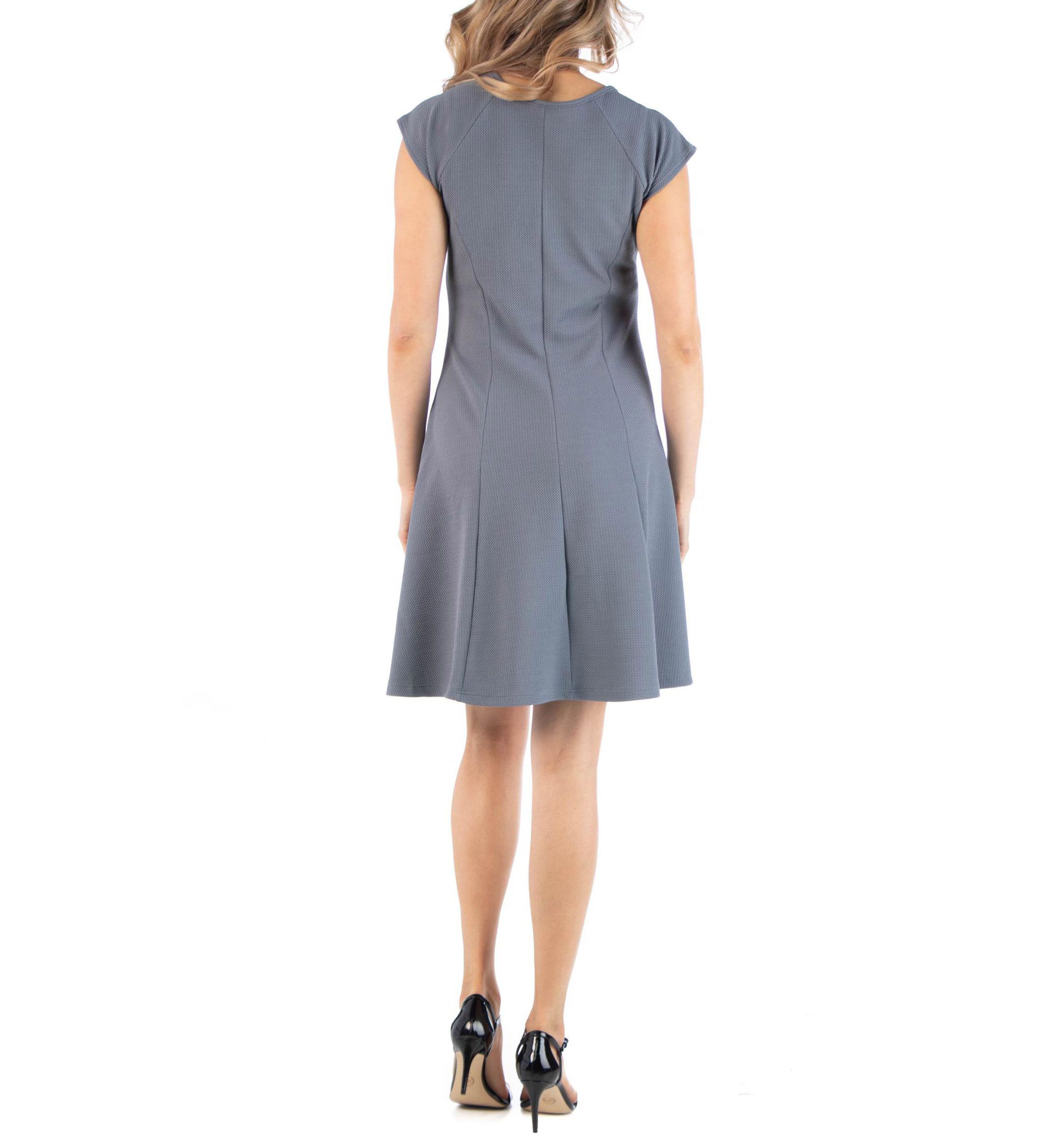 Maternity Dress with Keyhole Neck